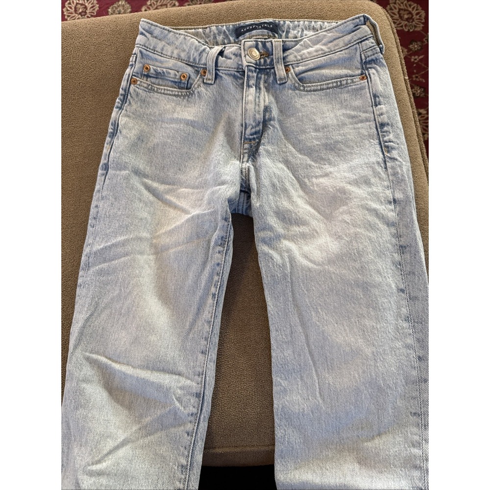 Aeropostale Mid Rise Ankle Straight Leg Jeans Size OOR Regular (AH)
